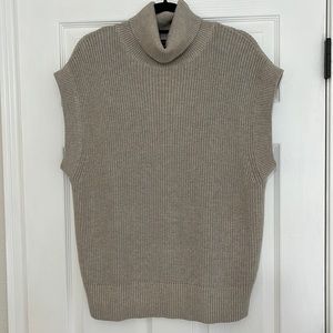 Ann Taylor sleeveless turtleneck sweater